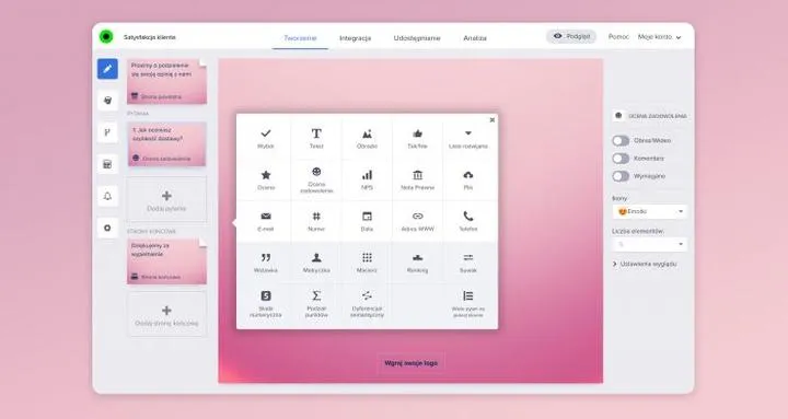 Angażująca ankieta w Google