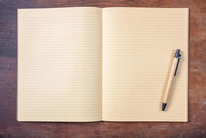 Harmonogram działania w zeszycie