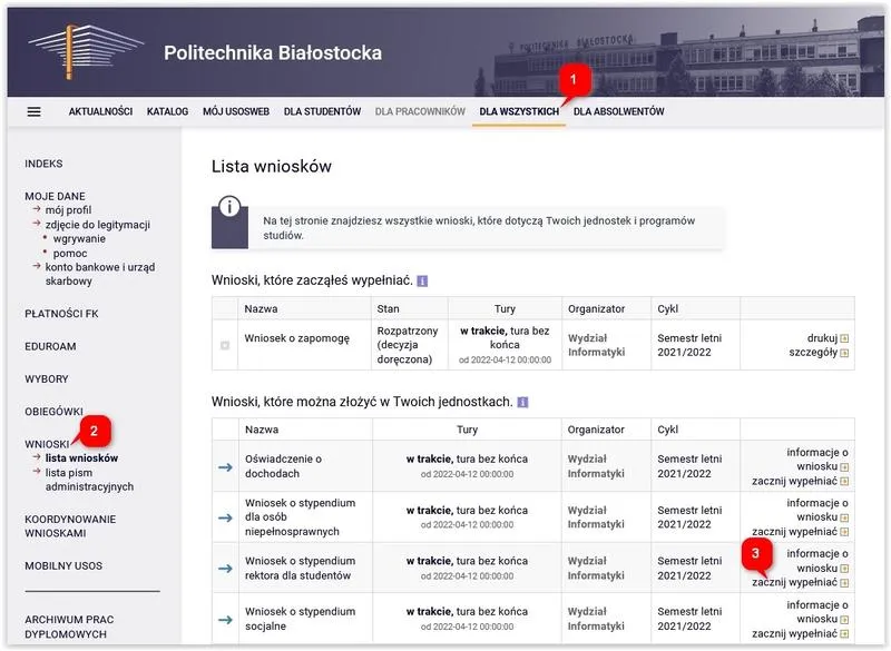 List motywacyjny do stypendium