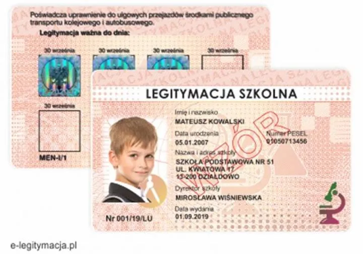 Nowe regulacje dotyczące legitymacji szkolnej