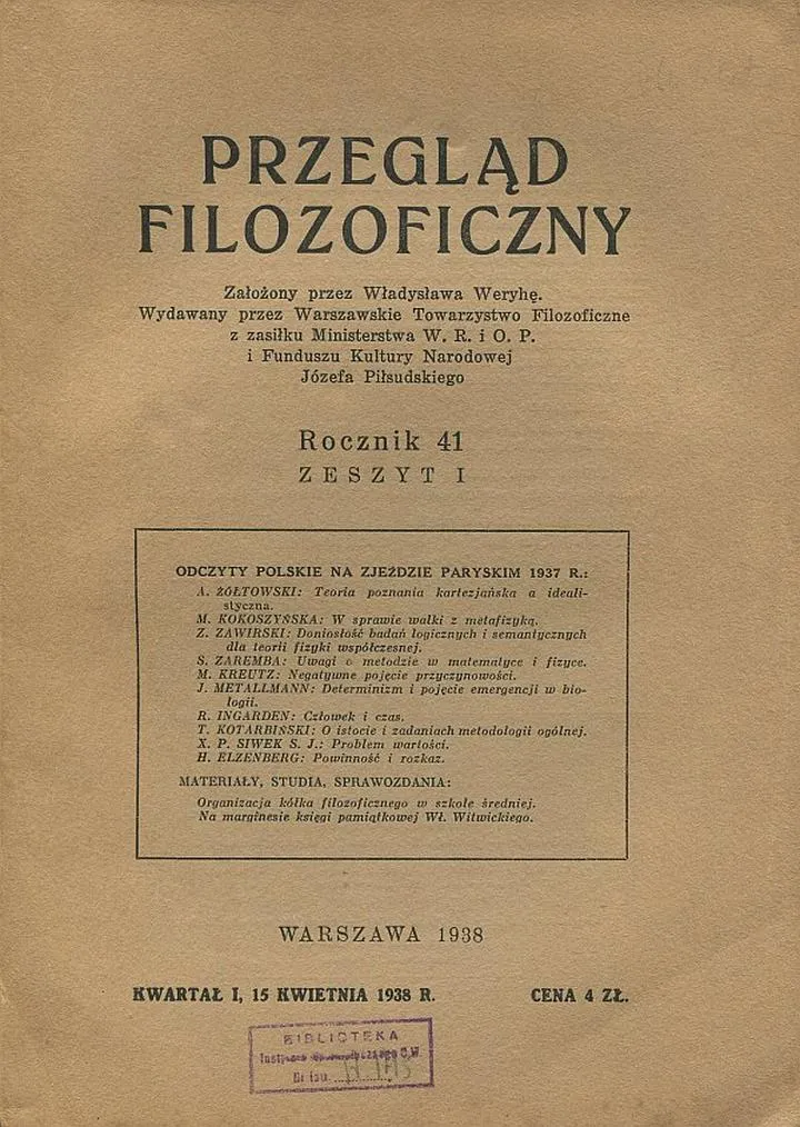 Organizacja notatek filozoficznych