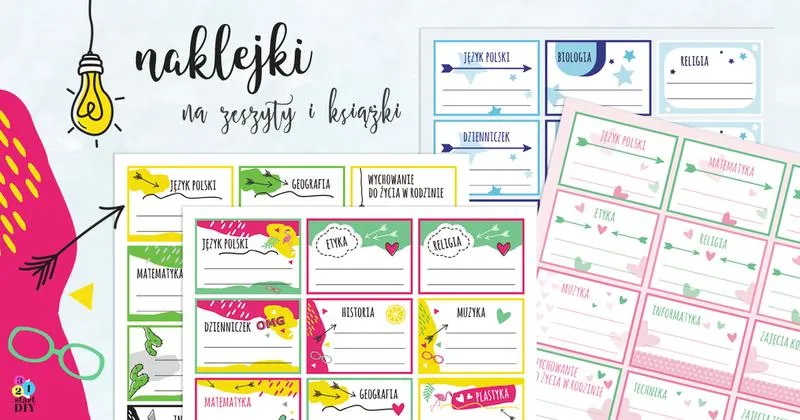 Oznaczanie materiałów szkolnych