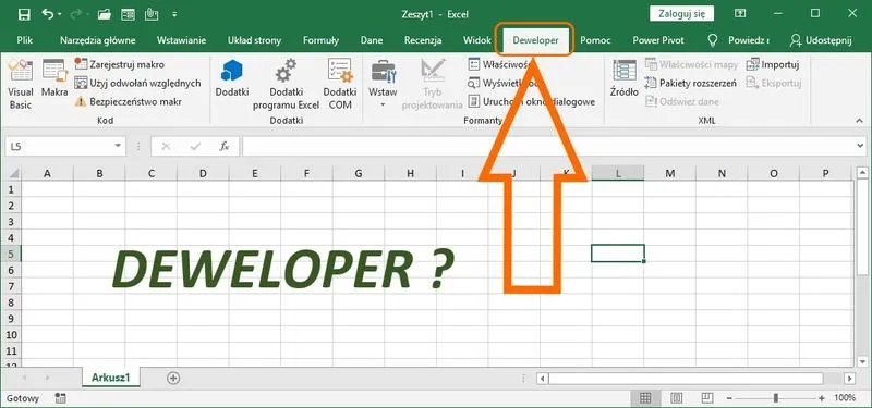 Tworzenie ankiety w Excelu