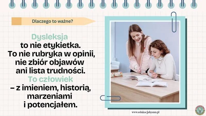 Wsparcie uczniów z dysleksją